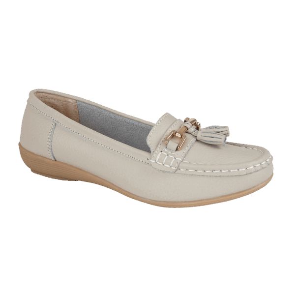 nautical leather loafer