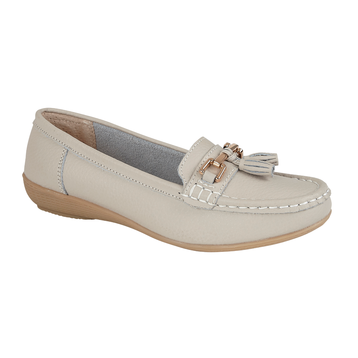 nautical leather loafer
